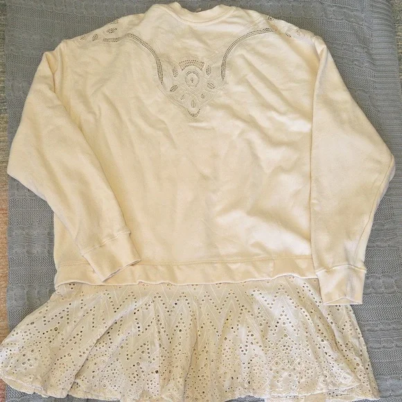 Free People Prairie Sweatshirt Medium - Picture 8 of 9